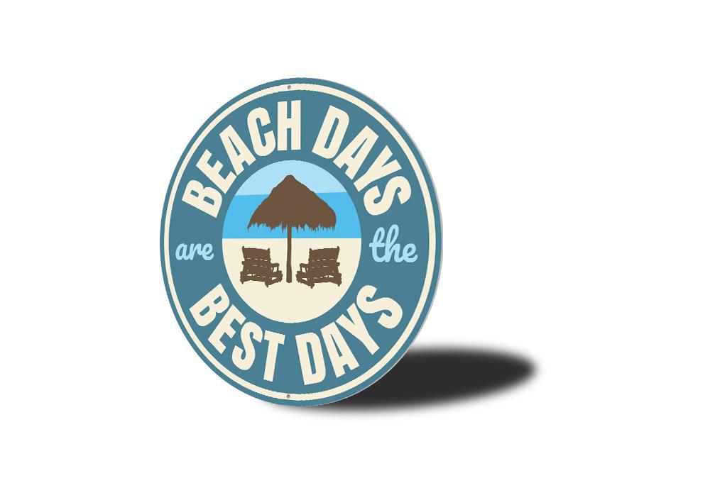 A beautifully crafted Beach-Lover Sign made from durable aluminum, featuring beach-themed designs, perfect for home decor.