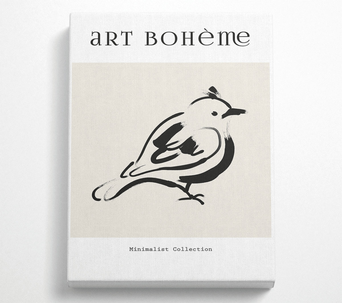 A vibrant piece of Bird Art printed on coated polyester canvas, mounted on a sturdy 44mm box frame, ready to hang.