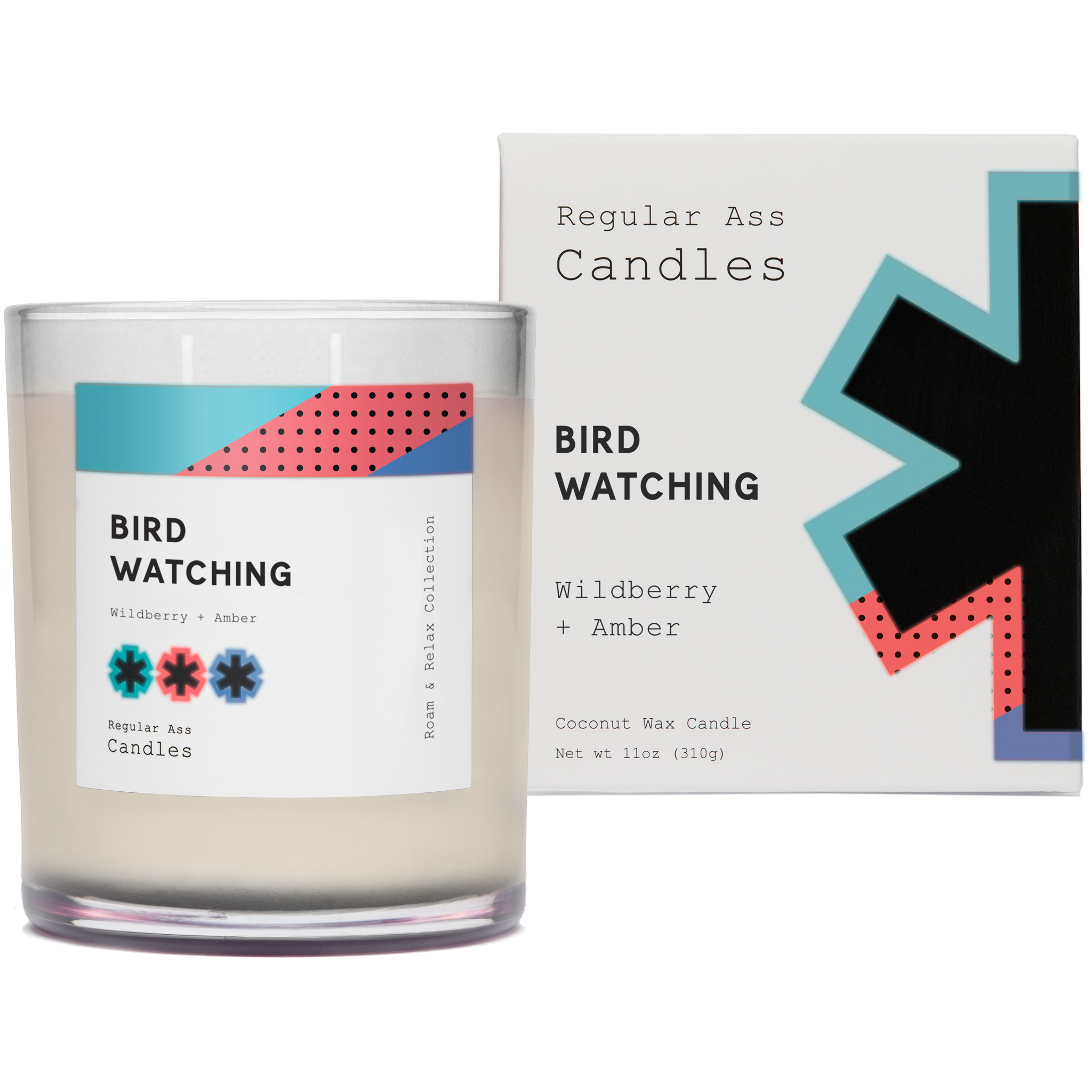 Wildberry + Citron 11oz Candle with vibrant colors and eco-friendly packaging, perfect for bird watching enthusiasts.