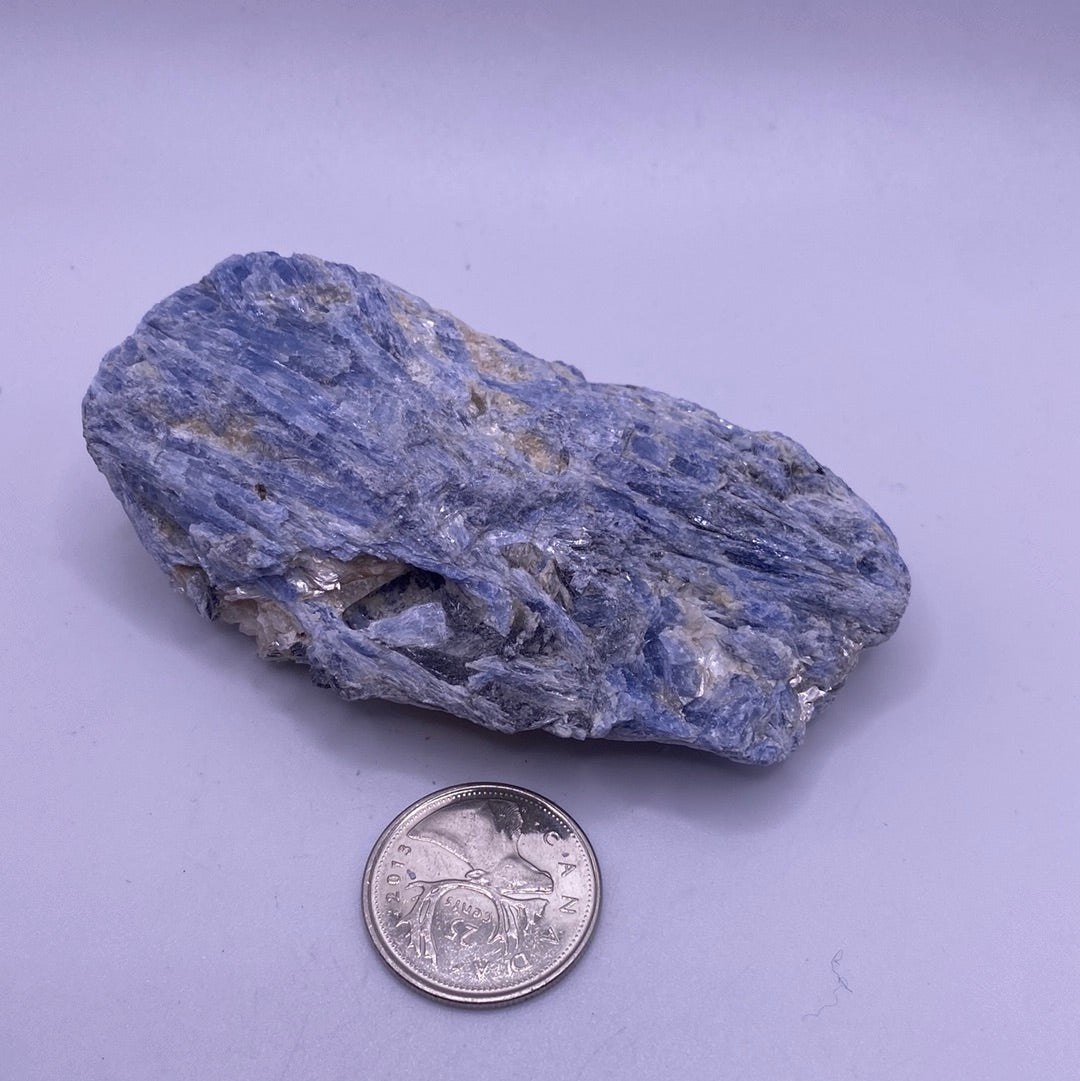 A beautiful Blue Kyanite Cluster showcasing vibrant blue hues and unique fibrous structures, perfect for collectors and home decor.