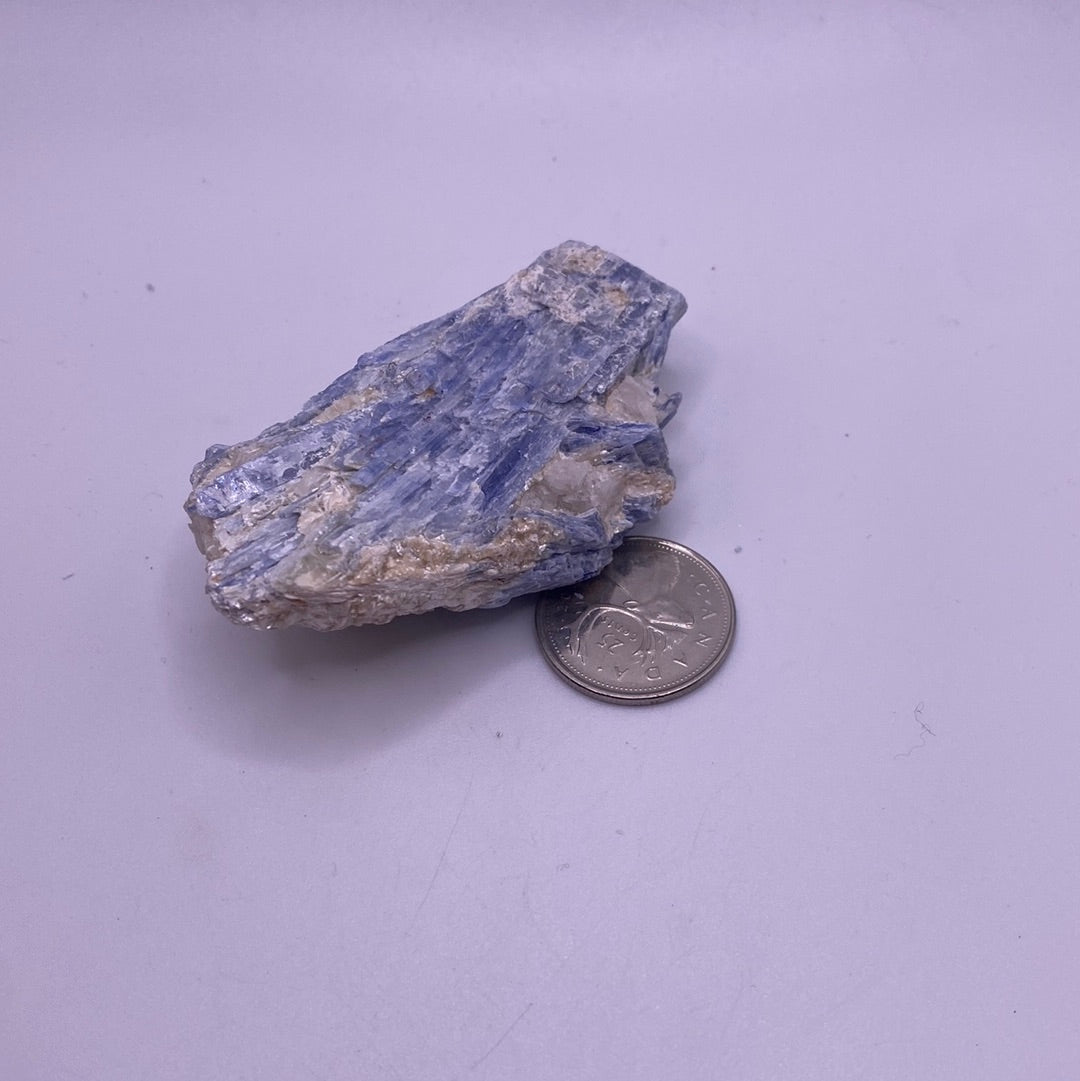 A beautiful Blue Kyanite Cluster showcasing vibrant blue hues and unique fibrous structures, perfect for collectors and home decor.