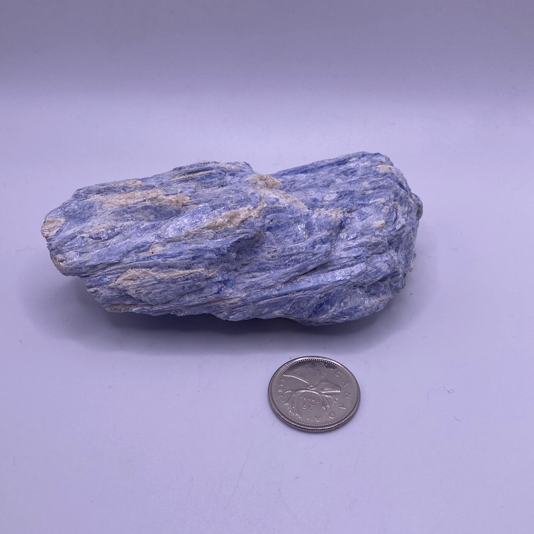 A beautiful Blue Kyanite Cluster showcasing vibrant blue hues and unique fibrous structures, perfect for collectors and home decor.