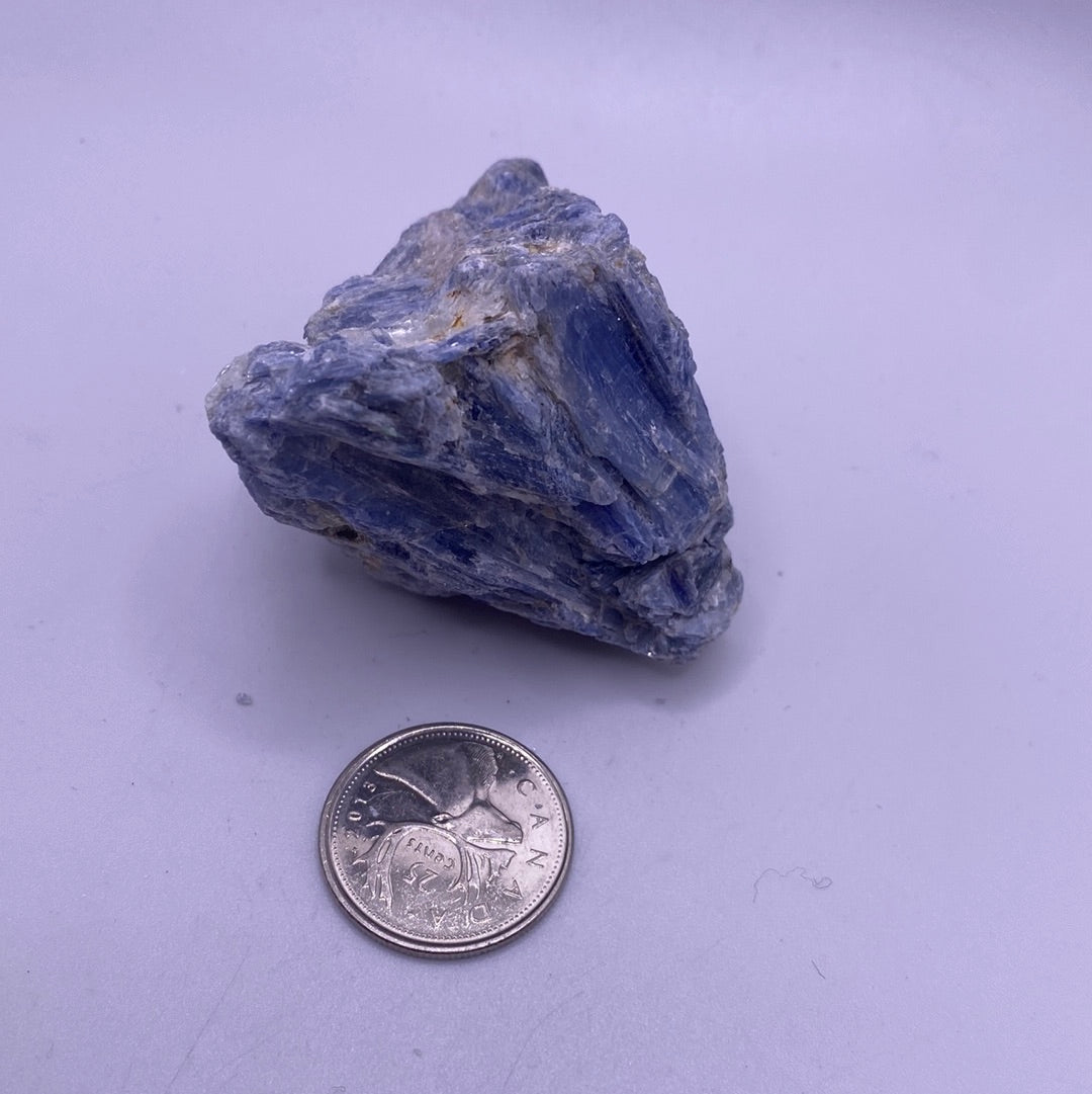 A beautiful Blue Kyanite Cluster showcasing vibrant blue hues and unique fibrous structures, perfect for collectors and home decor.