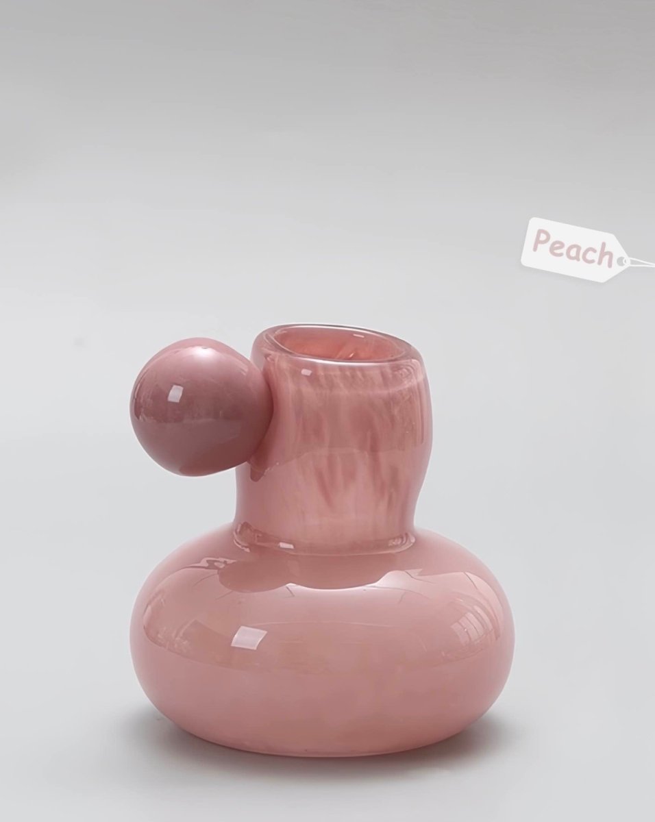 Bonbon Mini Decorative Jar in vibrant dopamine colors, featuring a cute soft shape, perfect for home decor and versatile use.