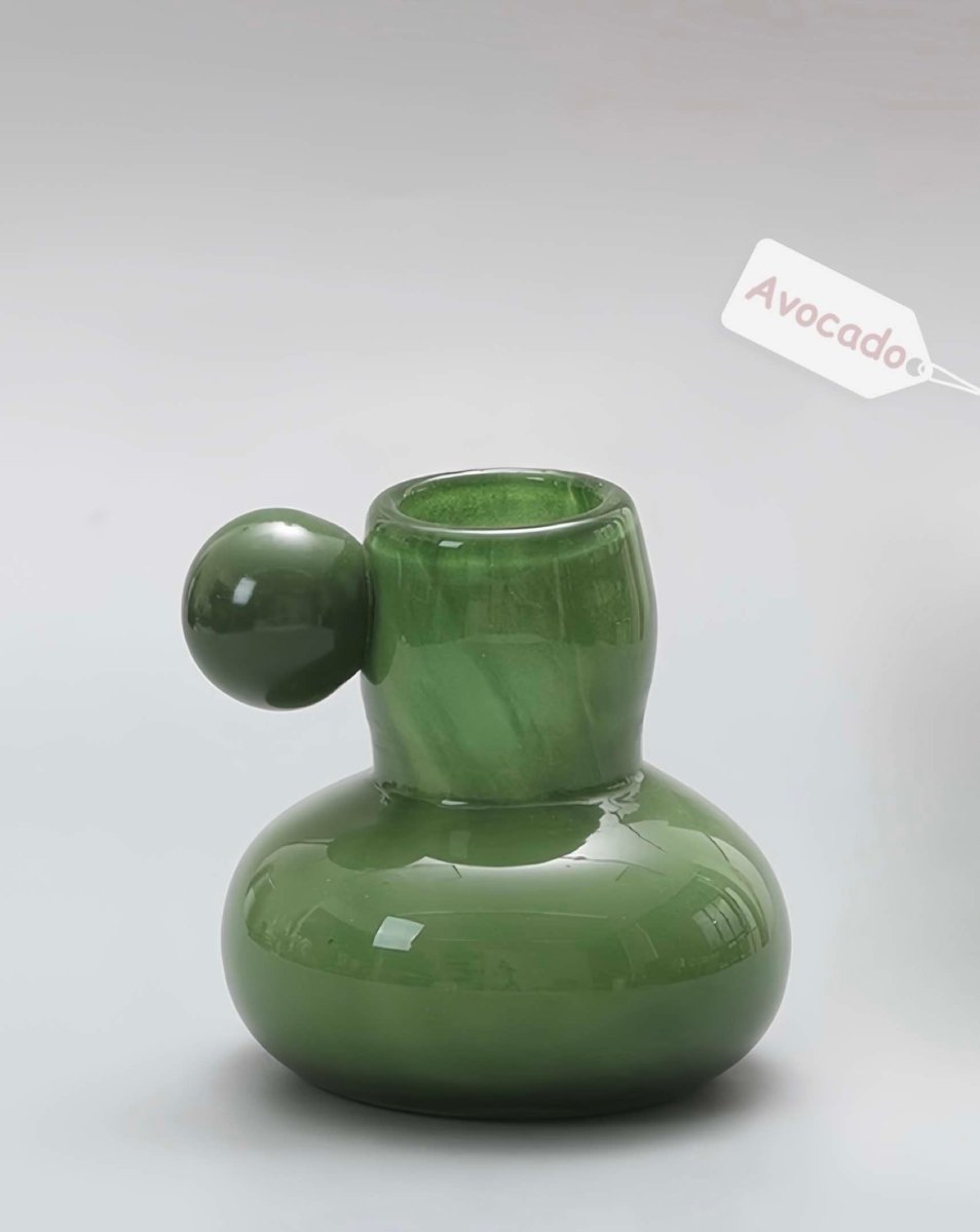 Bonbon Mini Decorative Jar in vibrant dopamine colors, featuring a cute soft shape, perfect for home decor and versatile use.