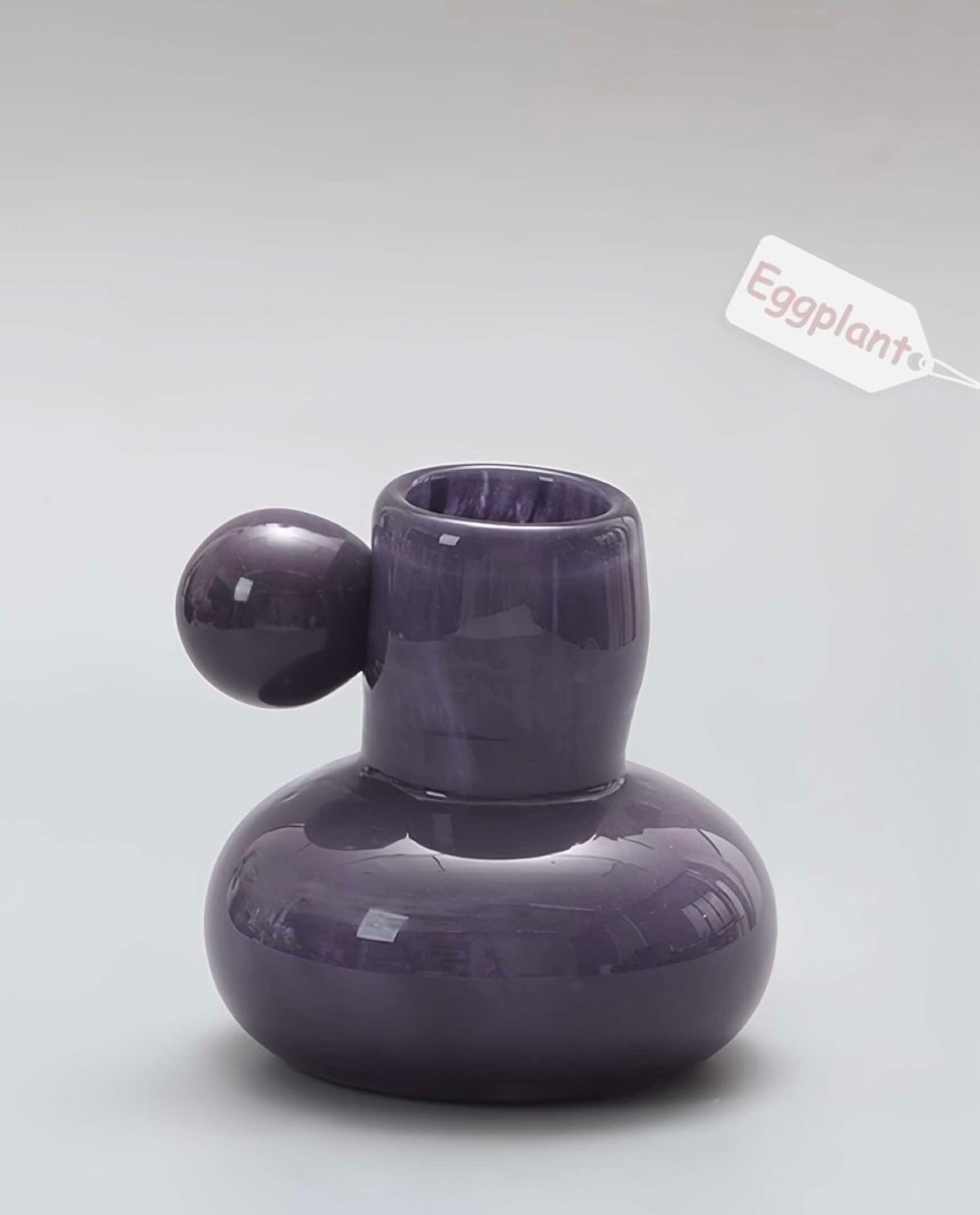 Bonbon Mini Decorative Jar in vibrant dopamine colors, featuring a cute soft shape, perfect for home decor and versatile use.