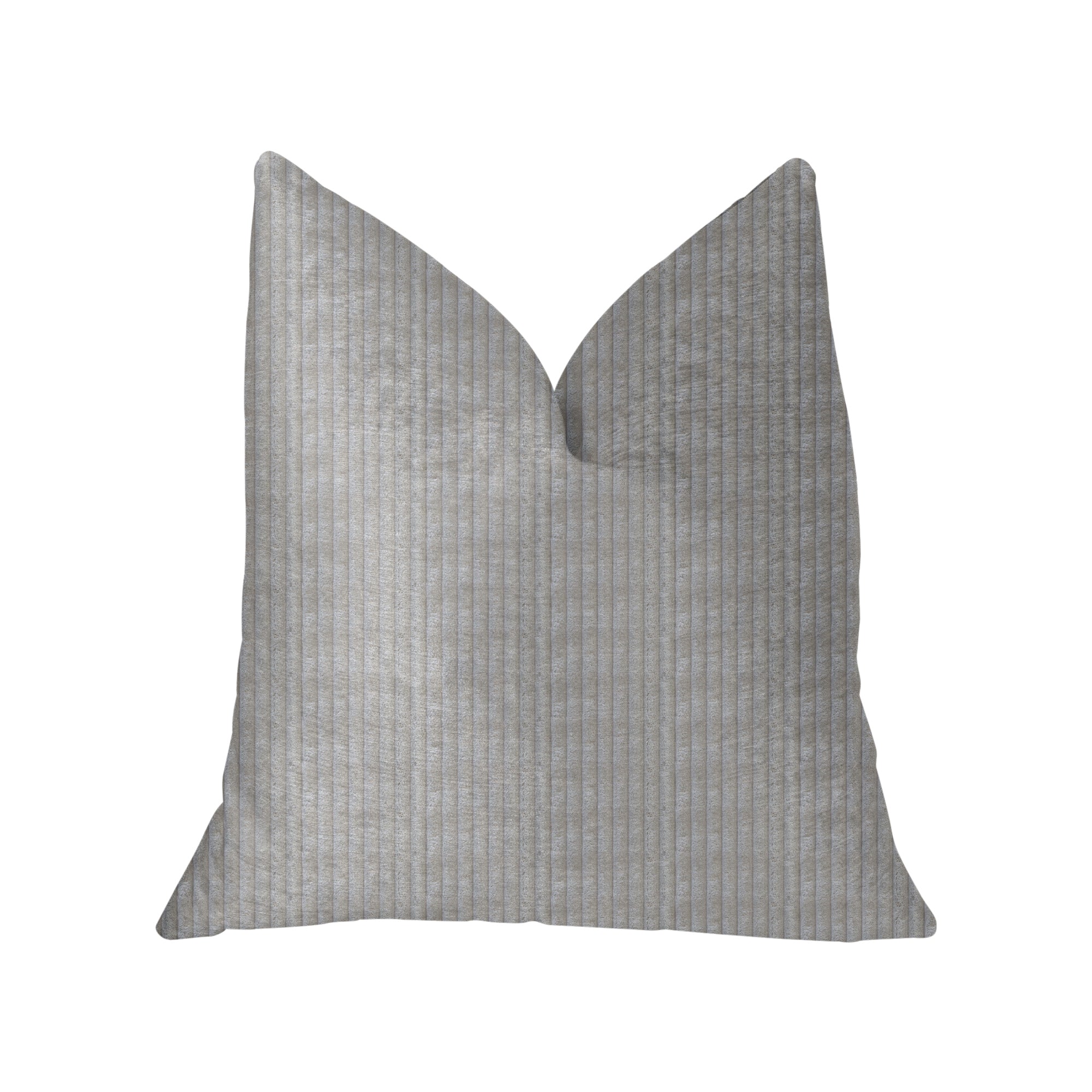 Cascade Beige Luxury Throw Pillow showcasing its elegant beige color and textured pattern, perfect for home decor.