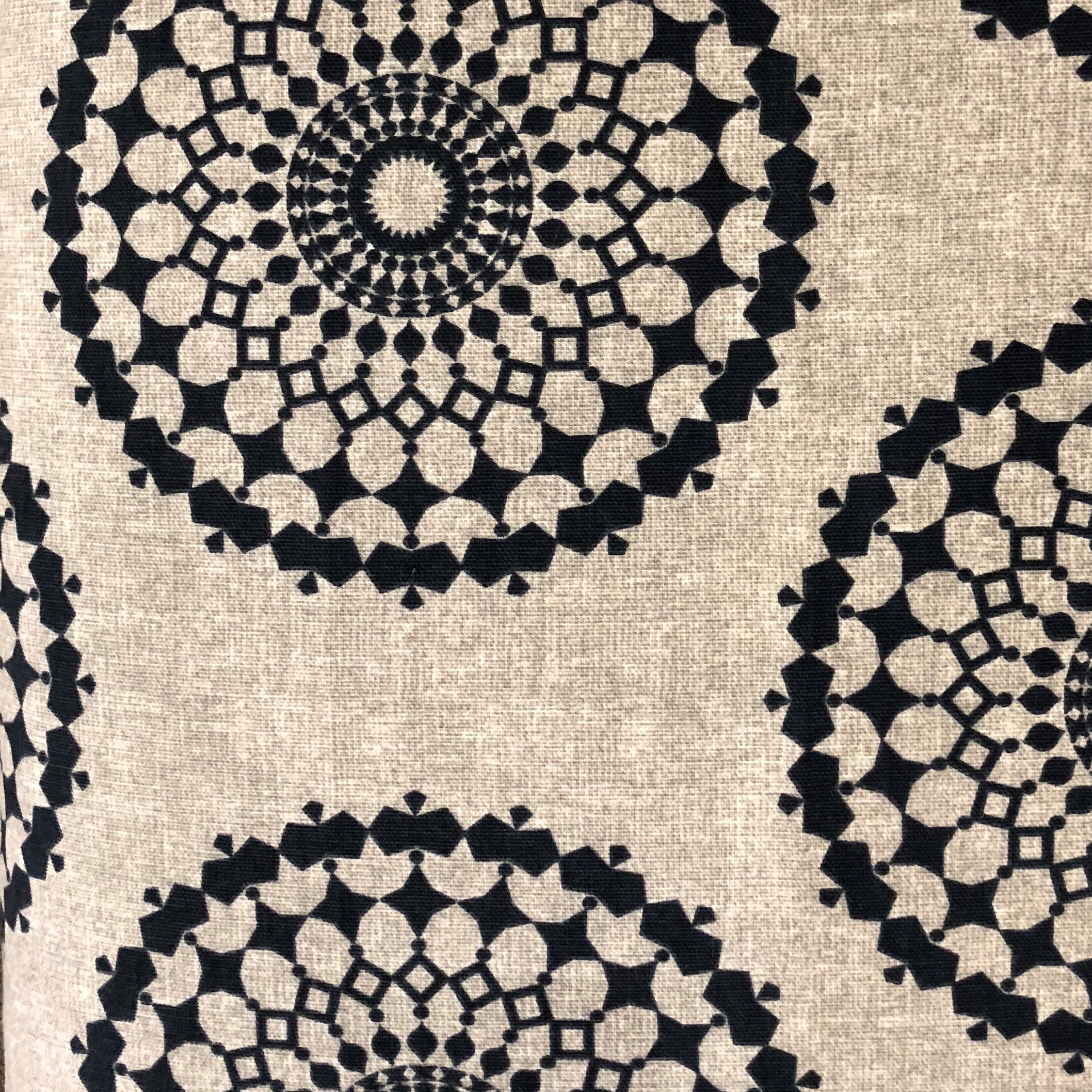 Cascade Gold, Green and Beige Luxury Throw Pillow showcasing a blend of cotton and linen with a stylish motif design.