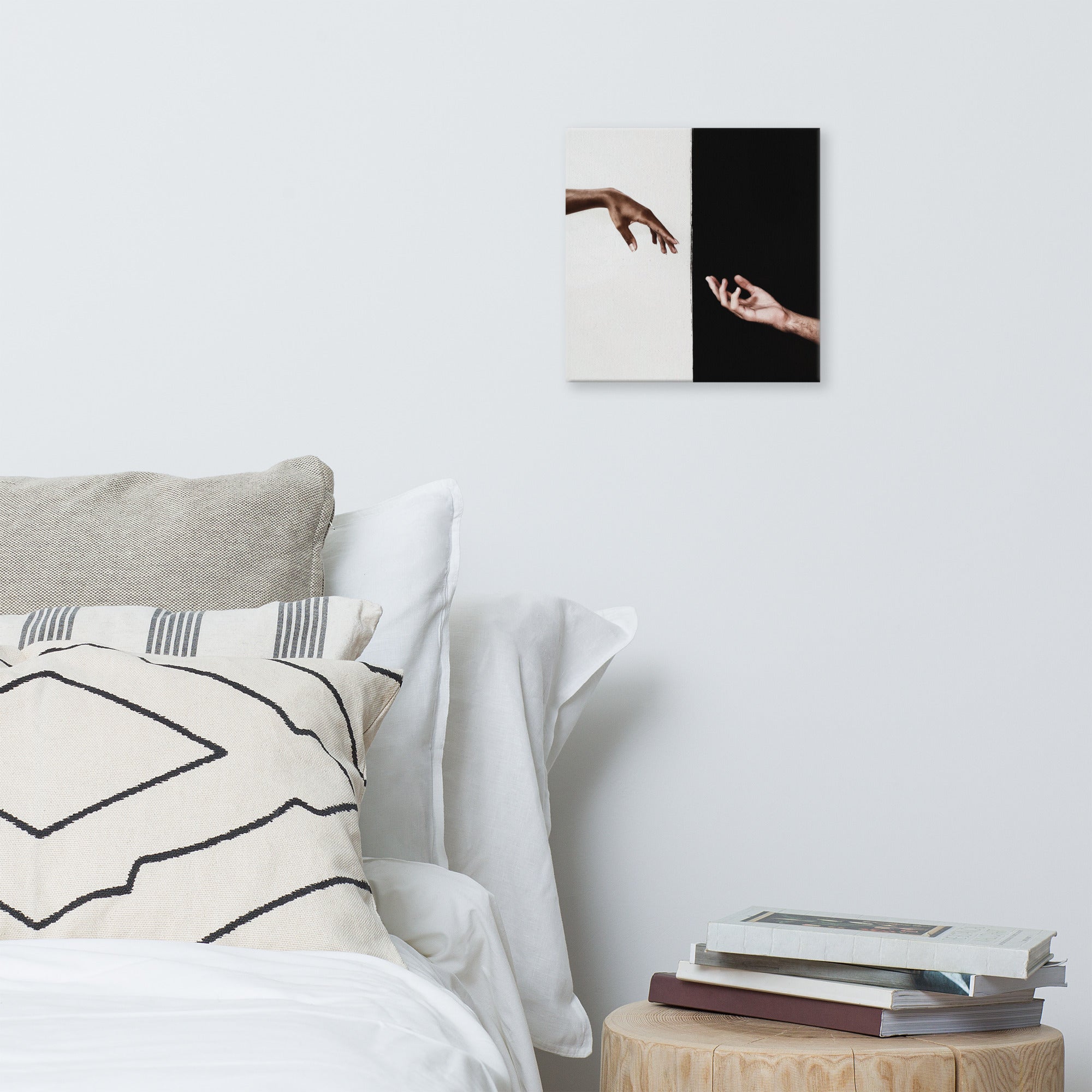 Vibrant Creation Canvas print showcasing vivid colors and a matte finish, hand-stretched over solid wood bars, perfect for home or office decor.