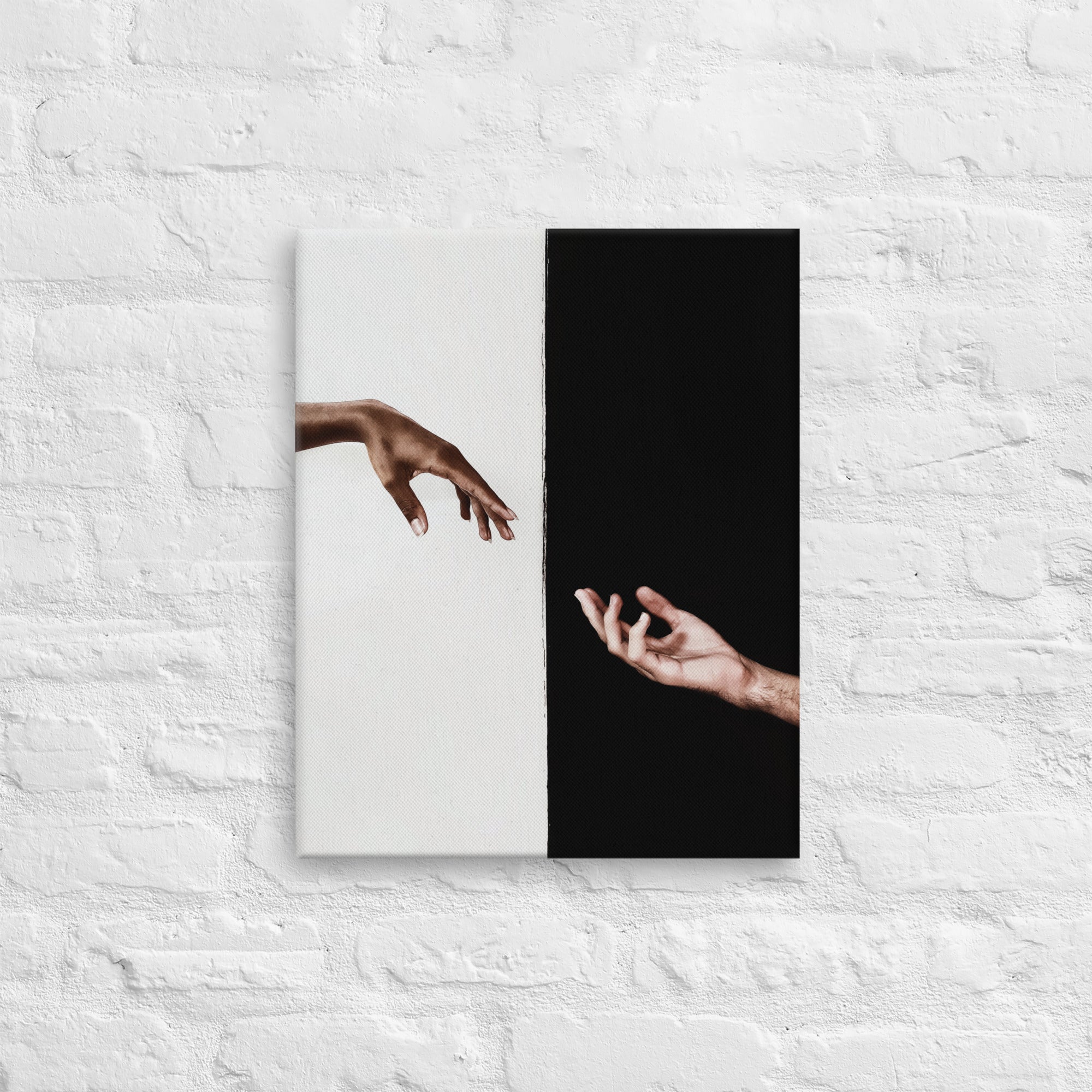 Vibrant Creation Canvas print showcasing vivid colors and a matte finish, hand-stretched over solid wood bars.