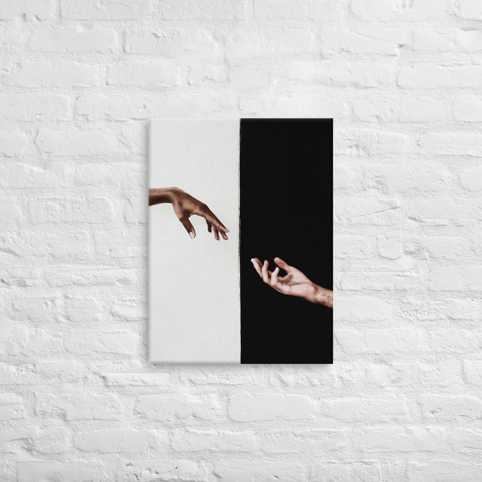 Vibrant Creation Canvas print showcasing vivid colors and a matte finish, hand-stretched over solid wood bars.