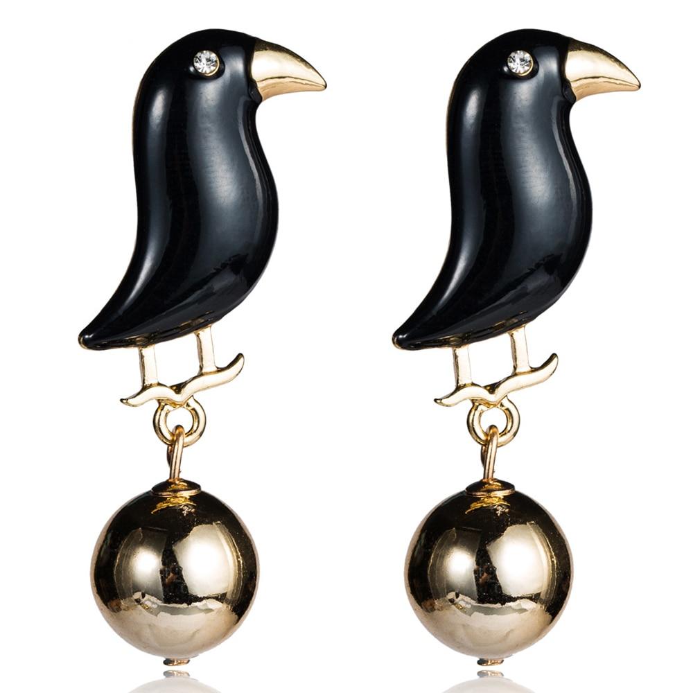 Elegant Crystal Parrot Tassel Earrings featuring a vibrant design and dangle style, perfect for women.