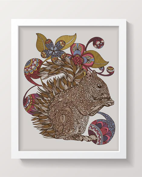 Emaline artwork printed on 8x10 photographic paper, showcasing vibrant colors and intricate details, ready for framing.