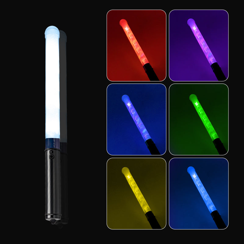 Flashing Remote Controlled LED Stick with vibrant colors and remote control functionality, perfect for events and celebrations.