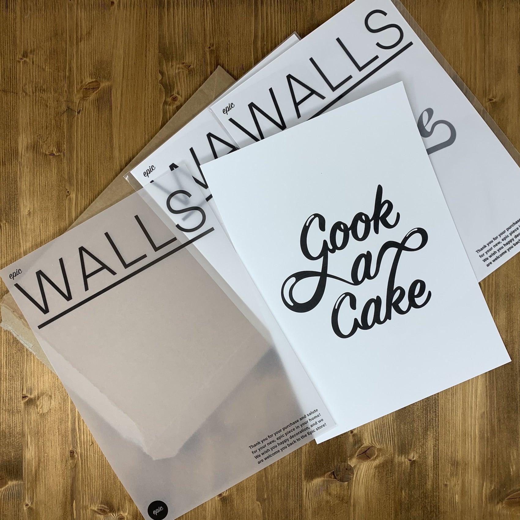 A stylish fork wall print designed for kitchen and dining room decor, featuring a creative illustration on premium paper.