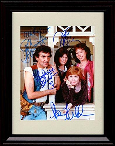 Framed Breaking Bad autograph replica print featuring Bryan Cranston and Aaron Paul in a glossy finish, perfect for fans.