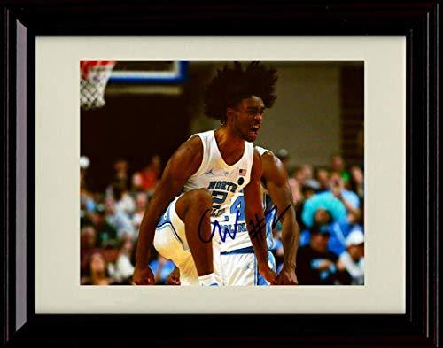 Framed Coby White Autograph Replica Print featuring a glossy 8x10 photo with a printed signature, perfect for sports fans.