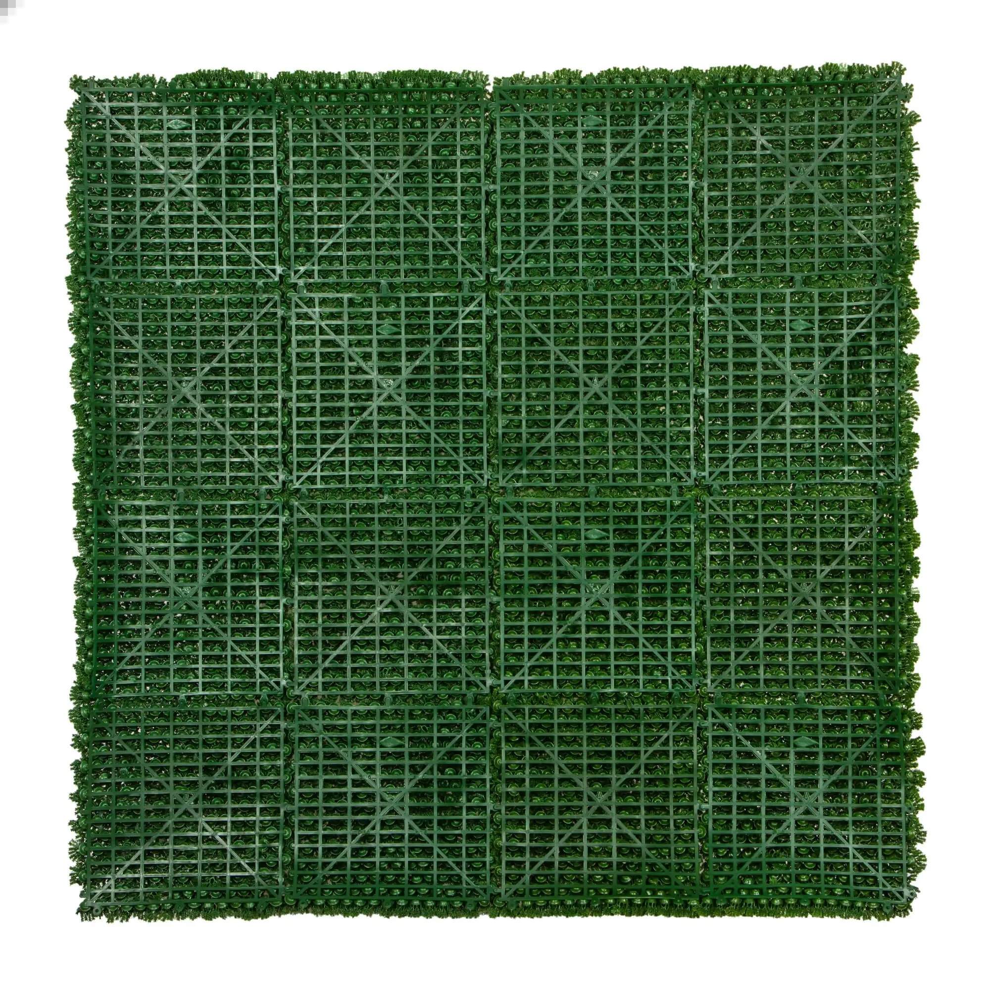 Fresh Natural Green Artificial Moss Vertical Garden panel showcasing realistic dark green moss texture, perfect for indoor and outdoor decor.