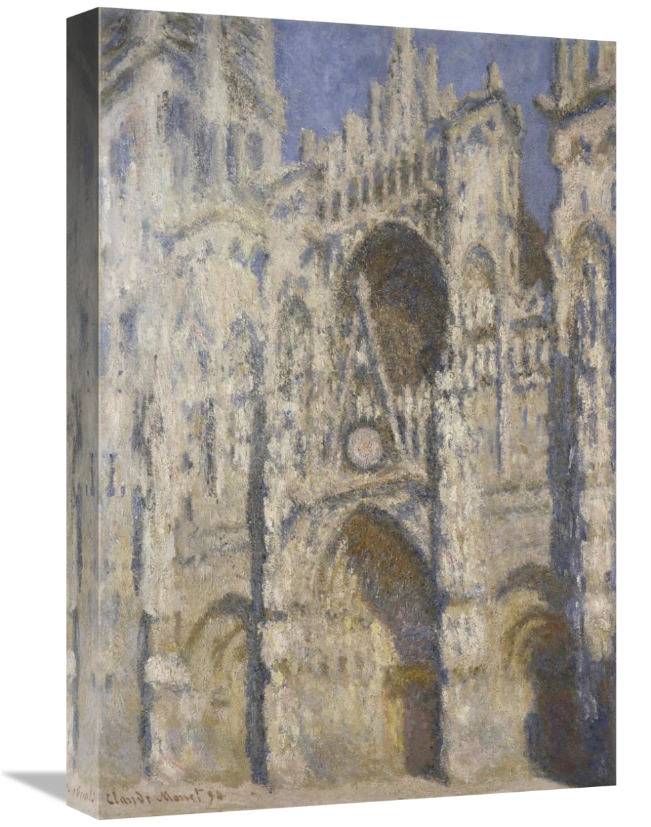 Impressionist painting of a cathedral.