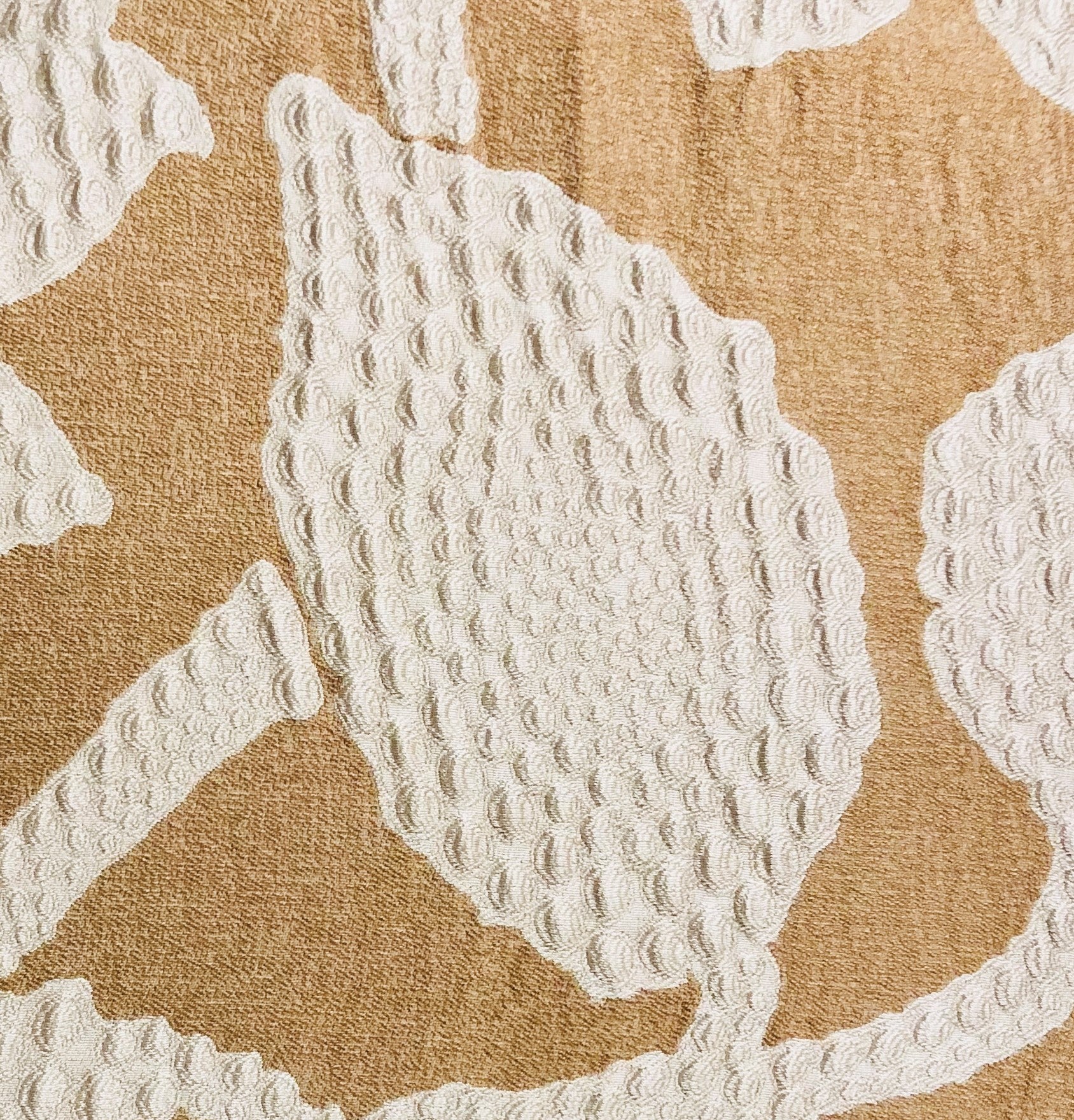 Golden Arabella Vine luxury throw pillow in bronze tones, featuring a stylish design and invisible zipper, perfect for home decor.