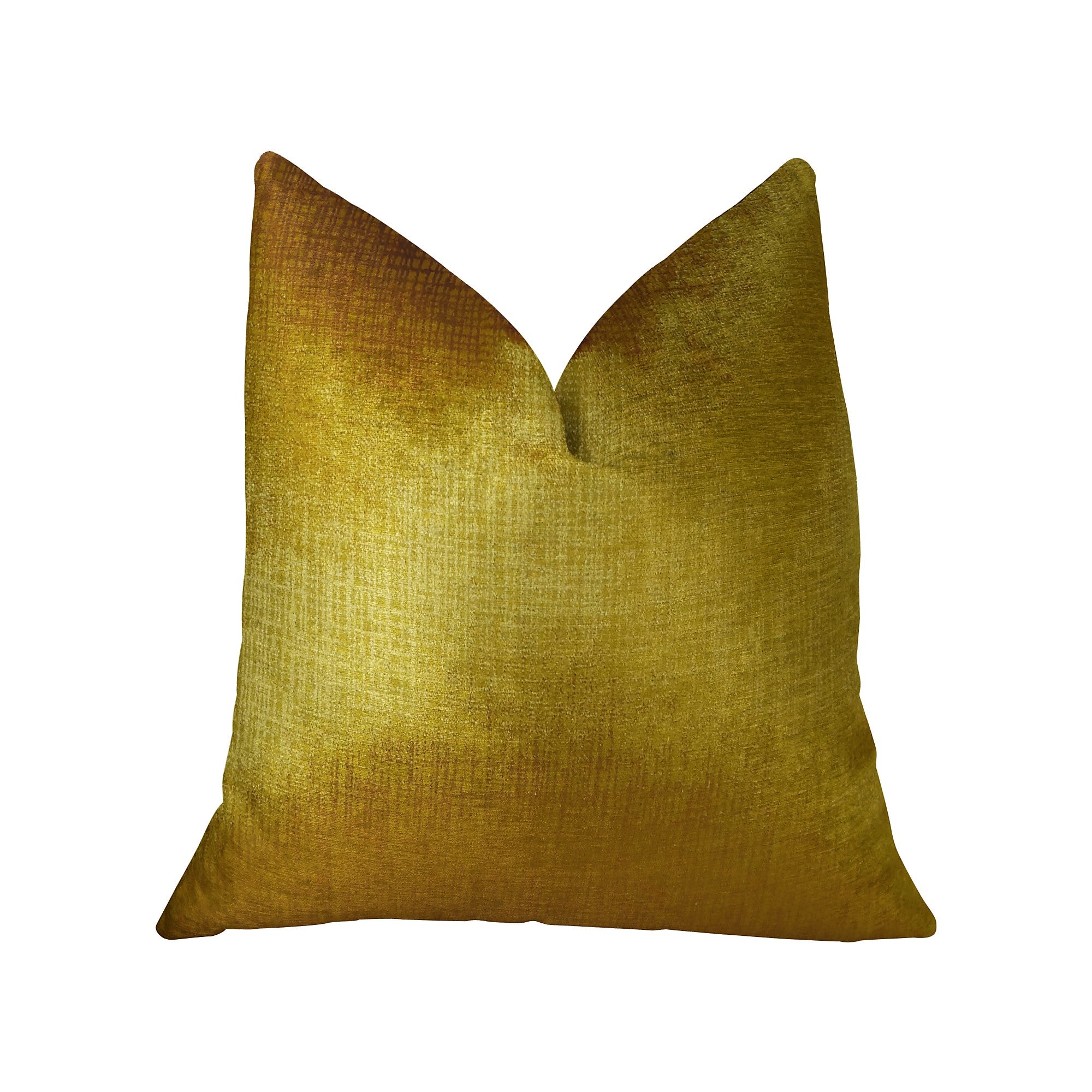 Golden Bijou Gold Handmade Luxury Pillow featuring a chic design and invisible zipper, perfect for home decor.