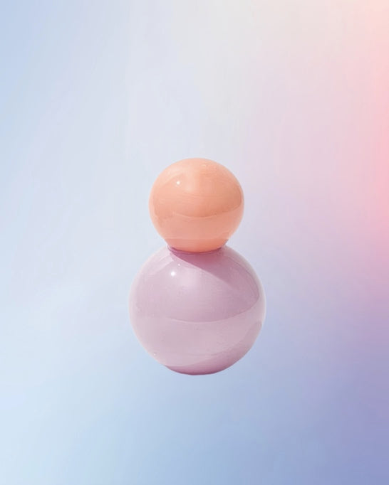 Handblown Bonbon Decorative Jar in vibrant dopamine colors, showcasing whimsical design and versatility for home decor.