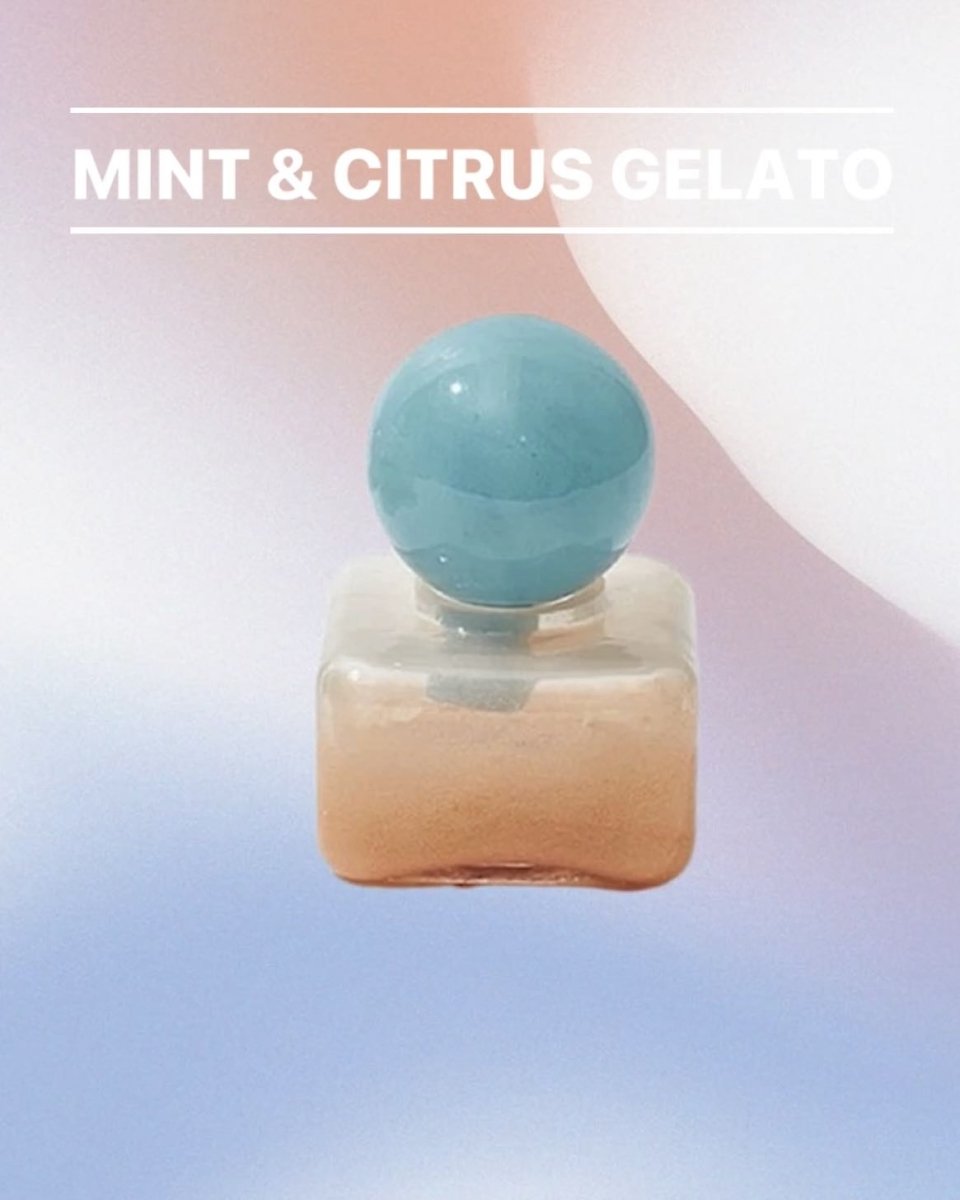 Handblown Bonbon Decorative Jar in vibrant dopamine colors, showcasing whimsical design and versatility for home decor.