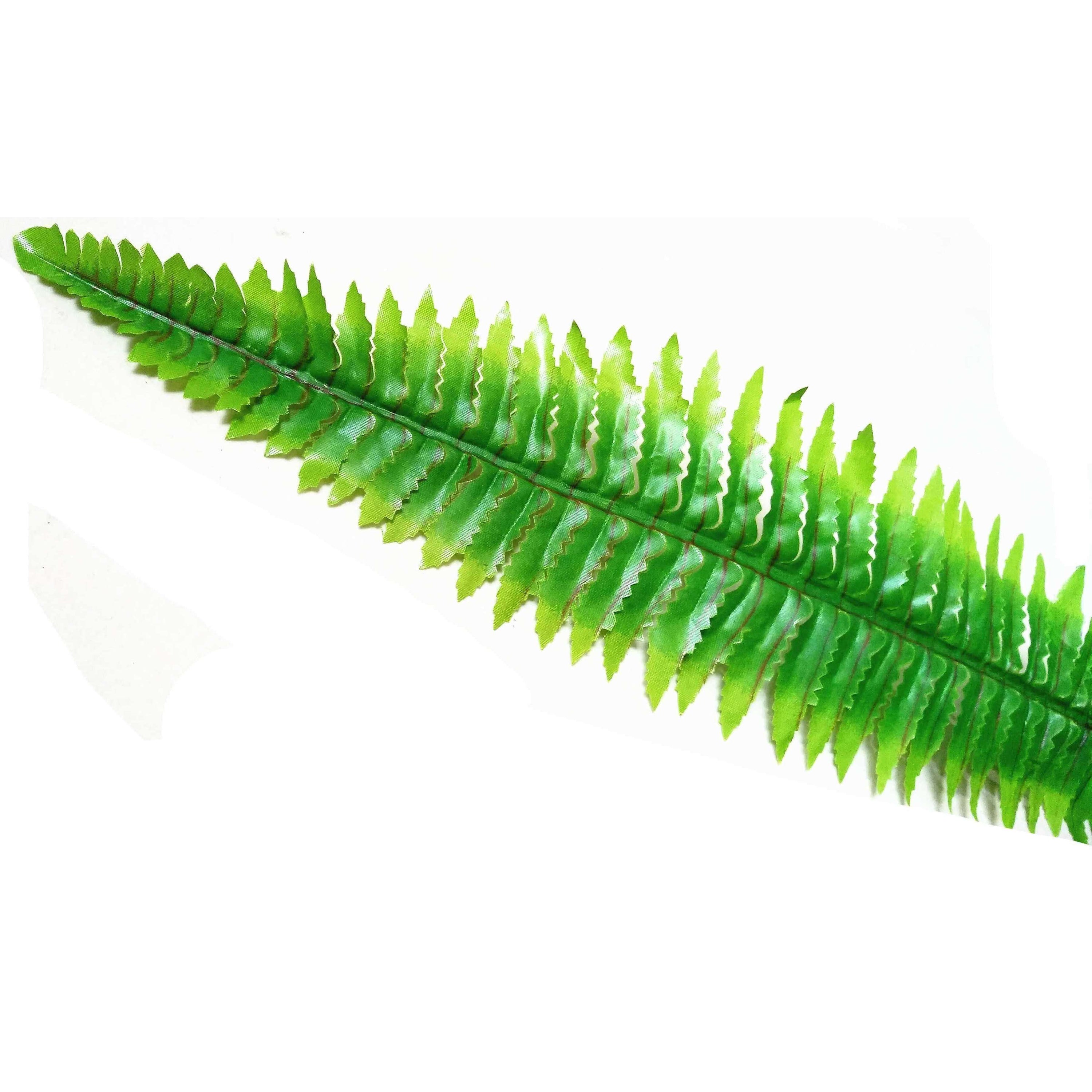 A lush 100cm Hanging Artificial Boston Fern with vibrant green leaves, perfect for indoor and outdoor decor.