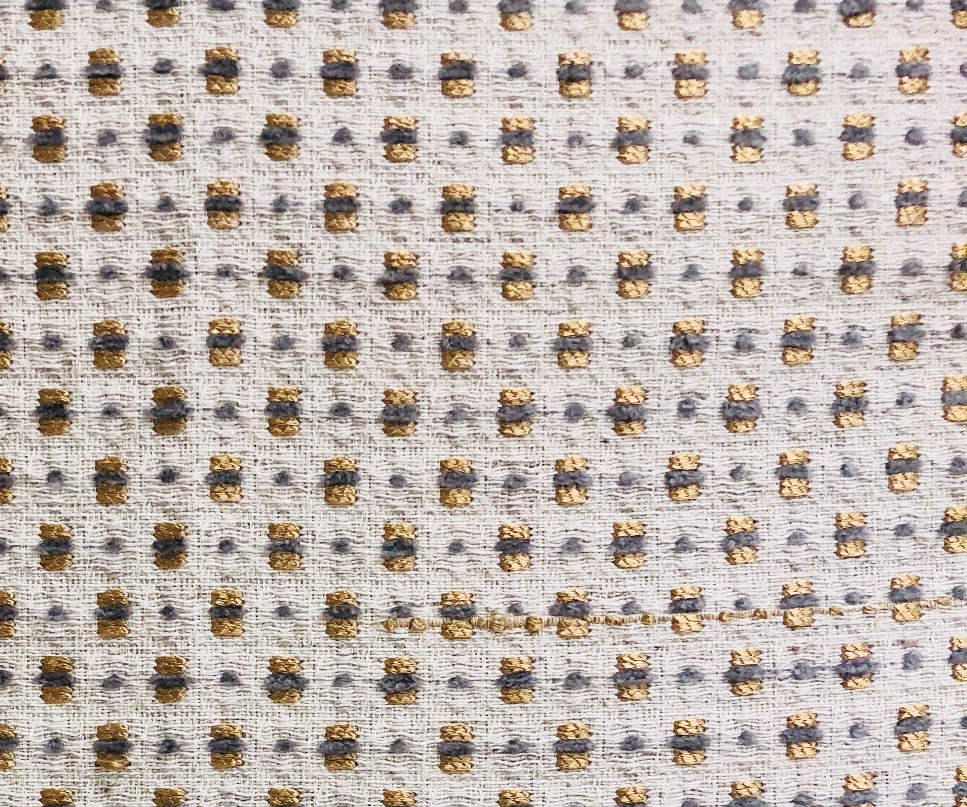 Haven Pointe patterned luxury throw pillow in gold and beige, showcasing a stylish design with an invisible zipper and high-quality fabric blend.