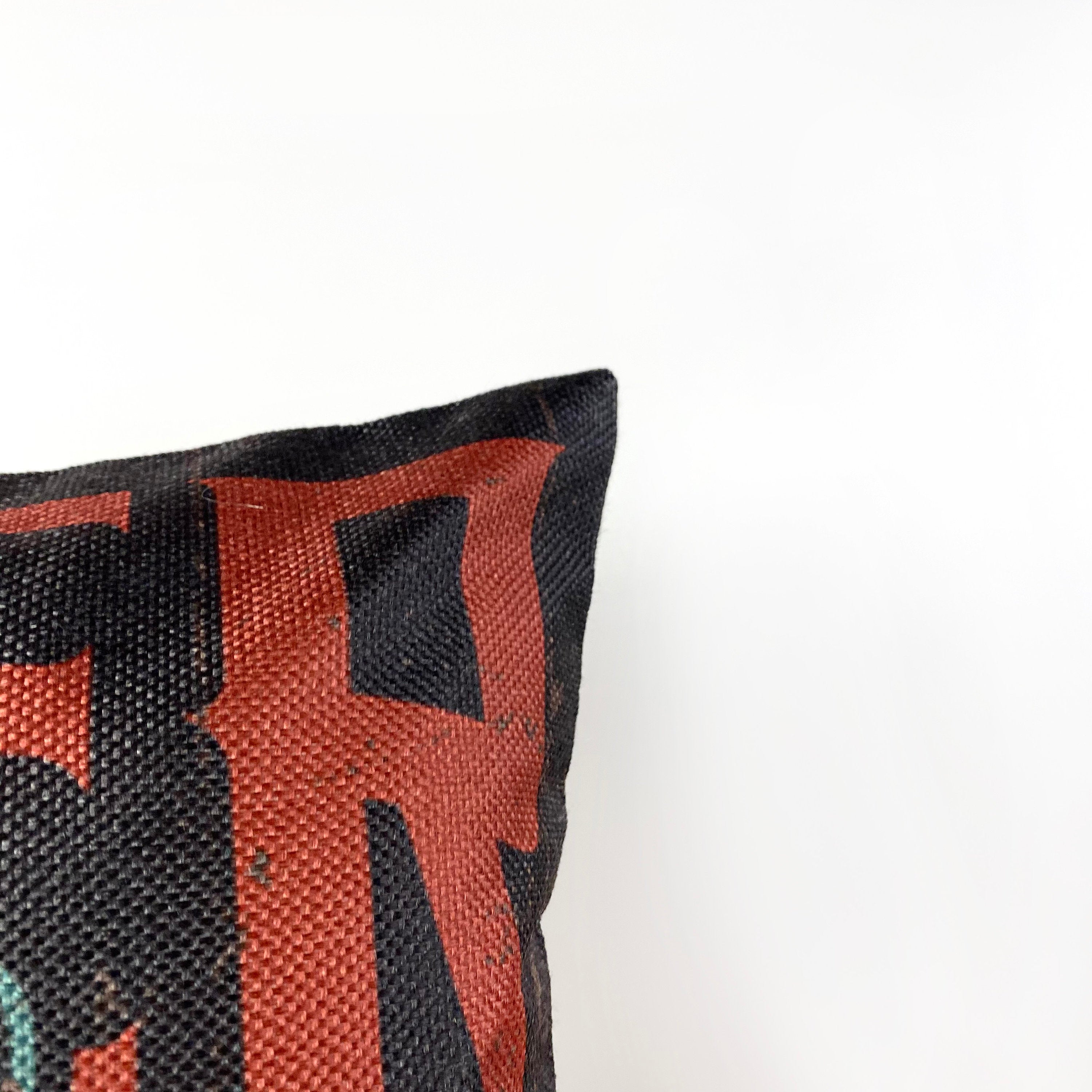 Hot Rod Super Power pillow cover featuring vintage car design, available in multiple sizes with concealed zipper.