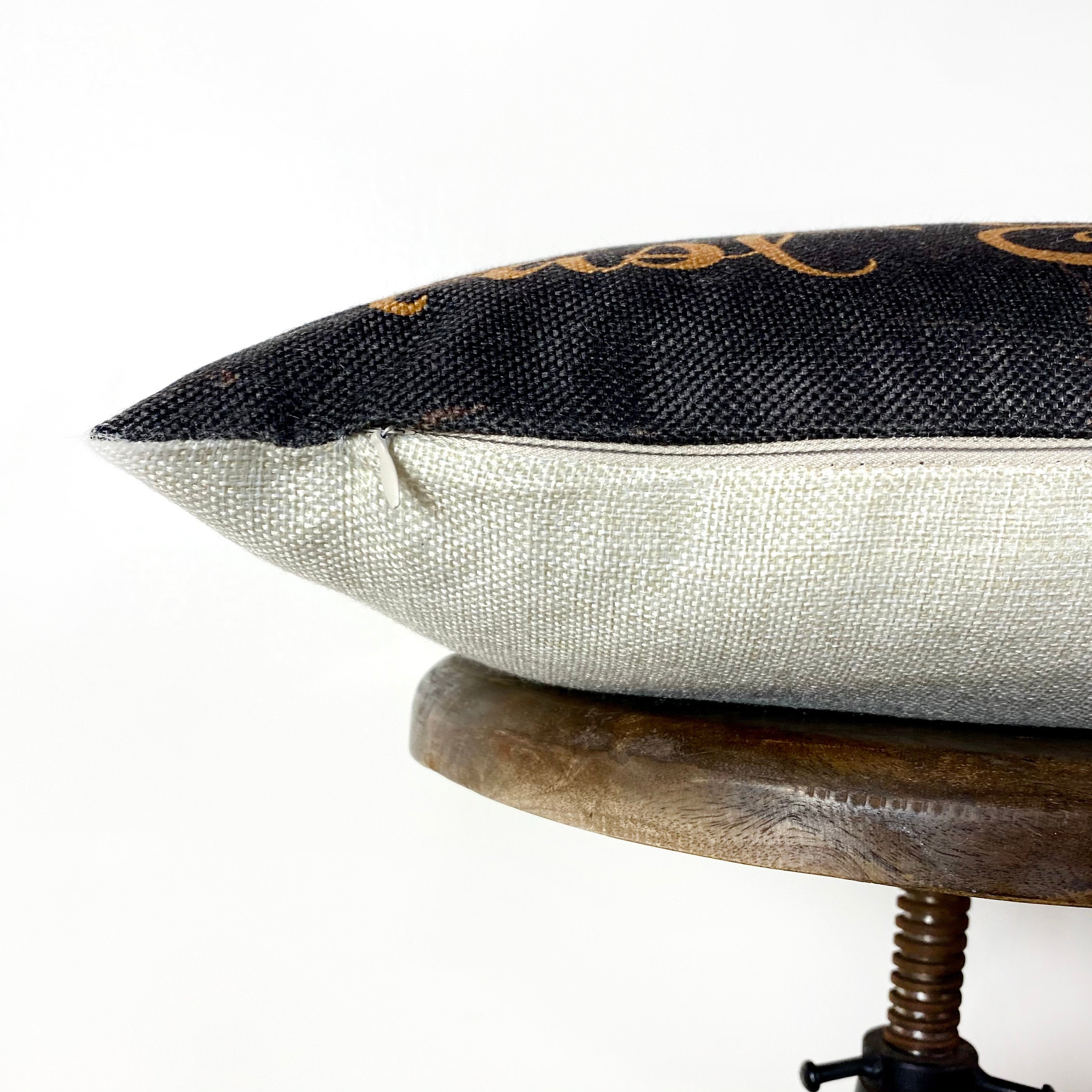 Hot Rod Super Power pillow cover featuring vintage car design, available in multiple sizes with concealed zipper.