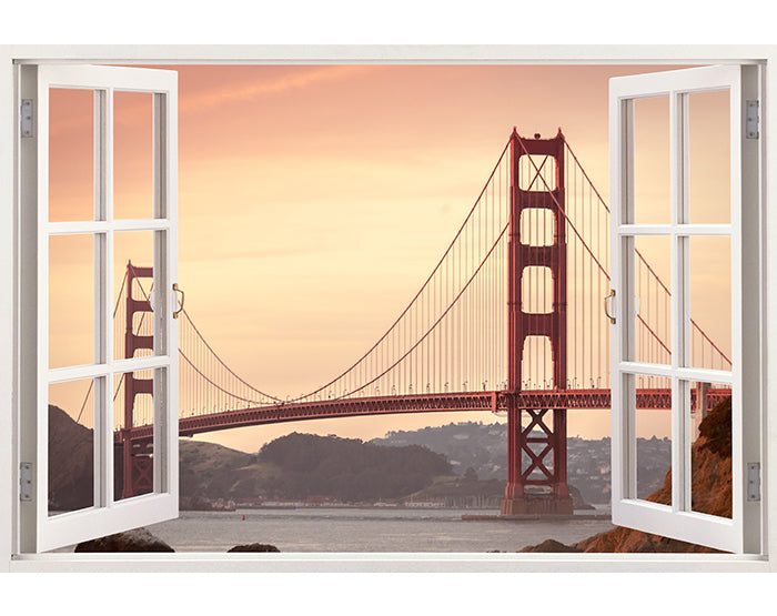 A collection of impressive 3D window wall decals showcasing vibrant designs, perfect for home decor.