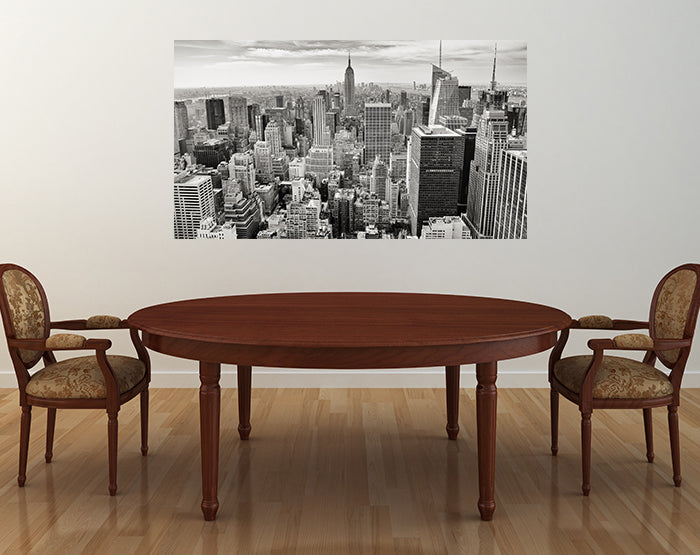 Colorful removable wall decals displayed on a smooth wall, showcasing various designs and patterns.