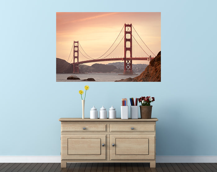 A collection of colorful and stylish removable wall decals displayed on a smooth wall, showcasing various designs suitable for different rooms.