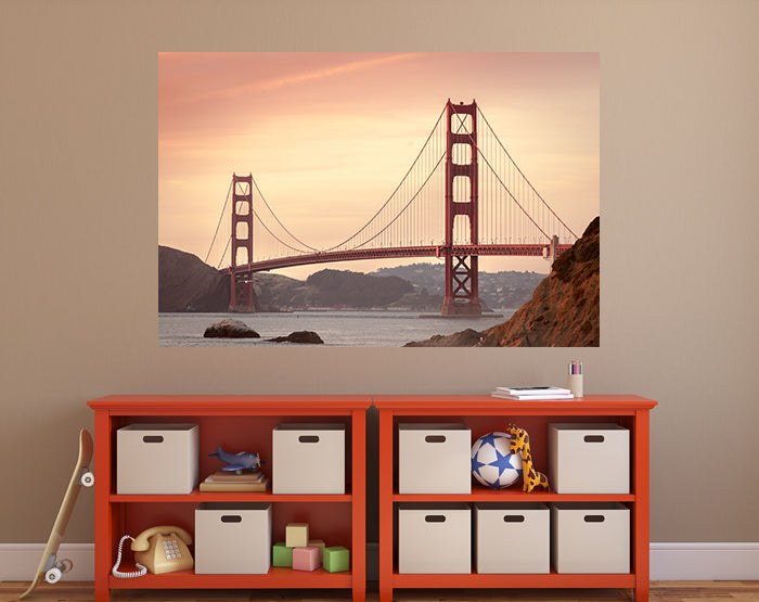 A collection of colorful and stylish removable wall decals displayed on a smooth wall, showcasing various designs suitable for different rooms.