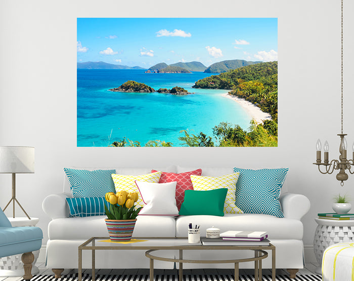 A collection of colorful and stylish removable wall decals displayed on a smooth surface, showcasing various designs suitable for home decor.