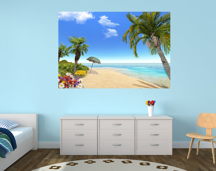 A collection of colorful and stylish removable wall decals displayed on a smooth surface, showcasing various designs suitable for home decor.