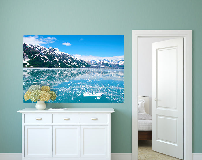 A collection of colorful and stylish removable wall decals displayed on a smooth wall, showcasing various designs suitable for different rooms.