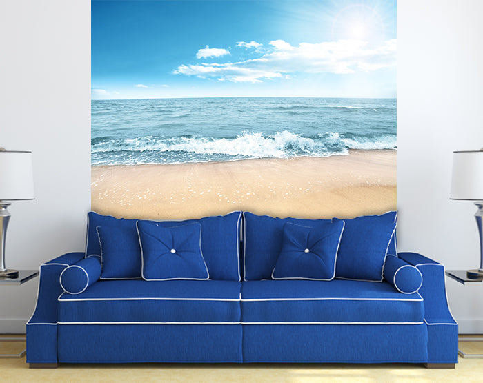 A collection of colorful removable wall decals displayed on a smooth surface, showcasing various designs and patterns.