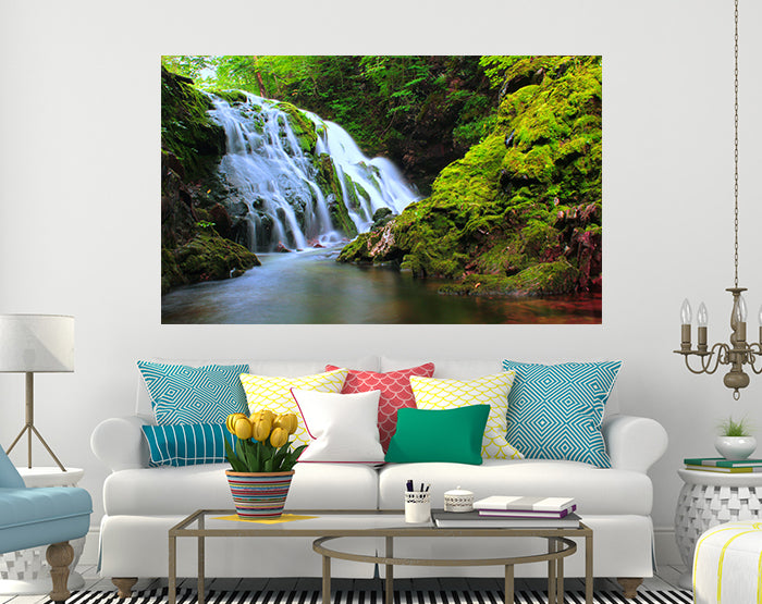 A collection of colorful and stylish removable wall decals displayed on a smooth surface, showcasing various designs suitable for home decor.