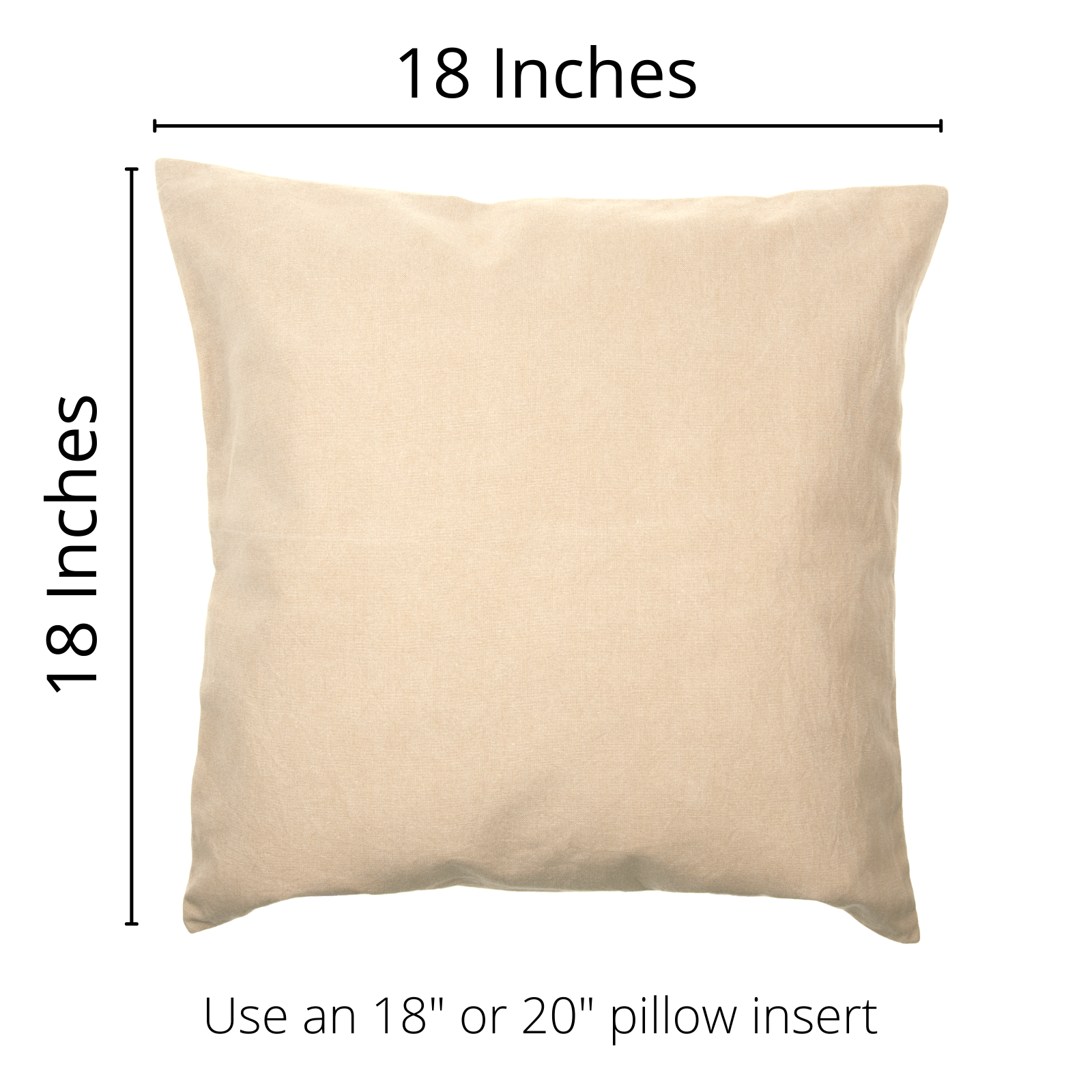 John 11:25 Pillow Cover featuring floral design on woven linen fabric, available in farmhouse beige and satin white.