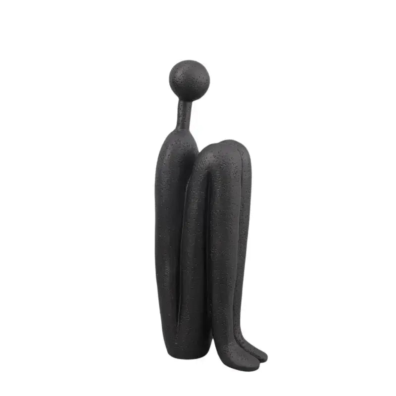 Kawaii Bookend in gold and black, featuring a modern human figure design, perfect for decor and book organization.