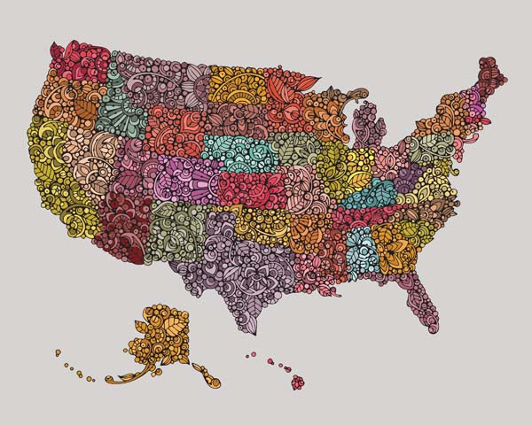 A vibrant 8x10 inch print of 'Land of the Free' artwork, showcasing stunning colors and intricate details, ready for framing.