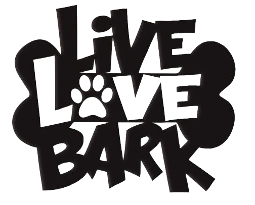Live Love Bark metal wall art featuring a playful design perfect for pet lovers, crafted from durable steel with a powder-coated finish.