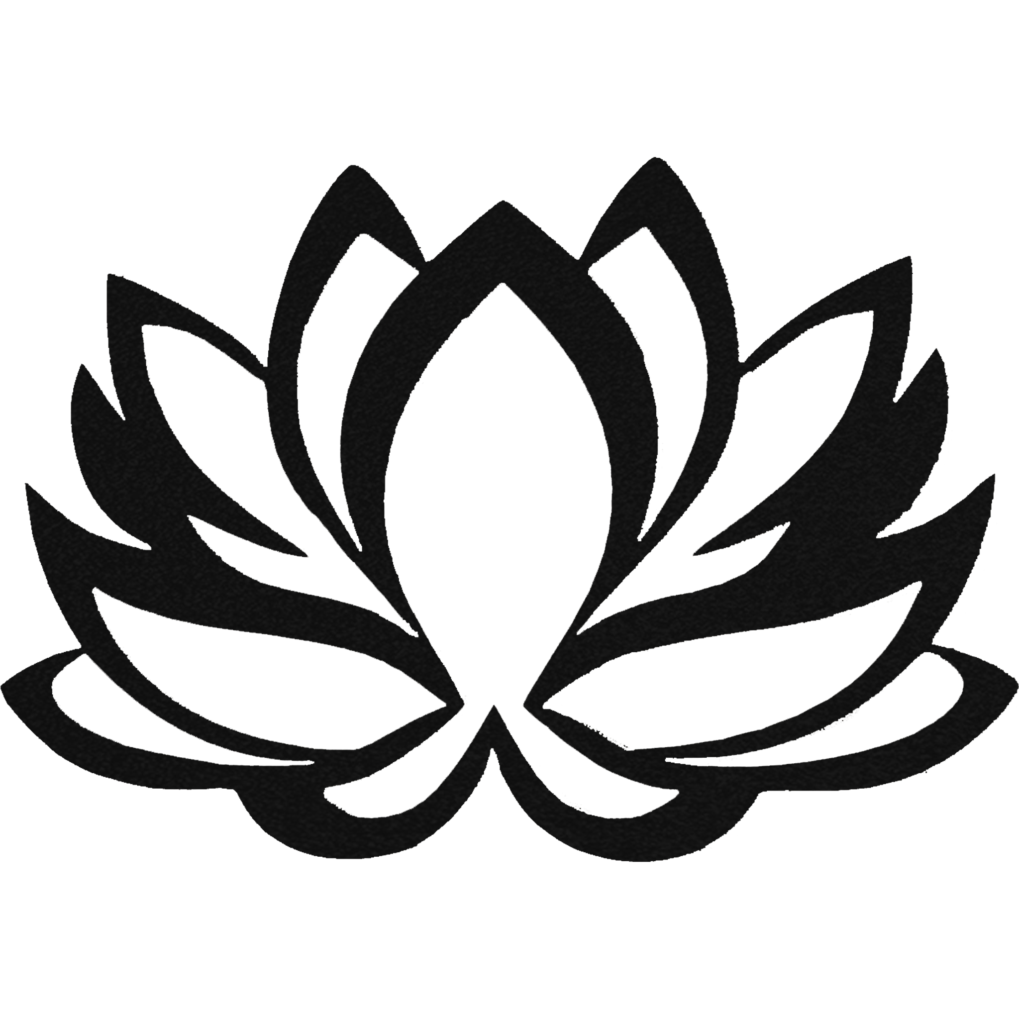 Elegant black metal wall art featuring a lotus flower design, perfect for home decor and gifts.