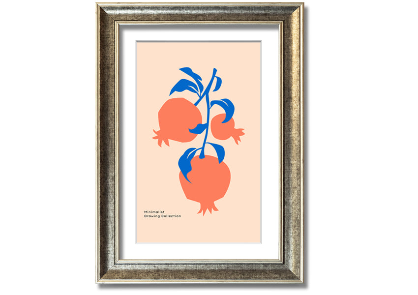 A vibrant framed print of lovely orange flowers, showcasing their bright colors and intricate details, ready to hang on the wall.