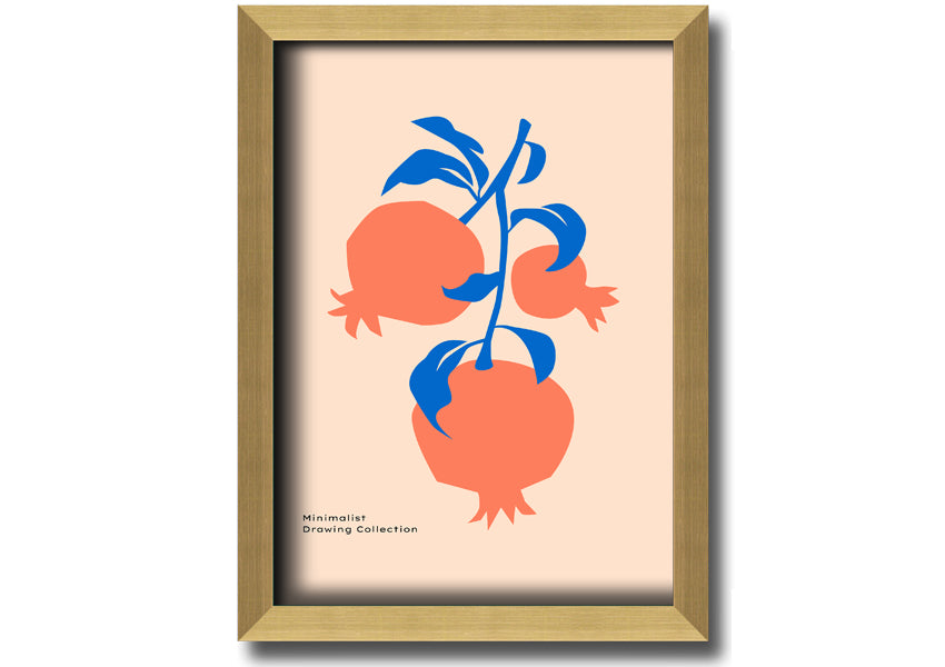 A vibrant framed print of lovely orange flowers, showcasing their bright colors and intricate details, ready to hang on the wall.