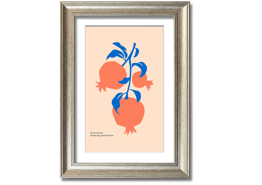 A vibrant framed print of lovely orange flowers, showcasing their bright colors and intricate details, ready to hang on the wall.