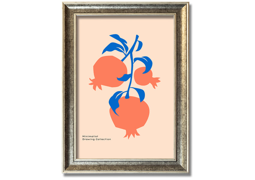 A vibrant framed print of lovely orange flowers, showcasing their bright colors and intricate details, ready to hang on the wall.