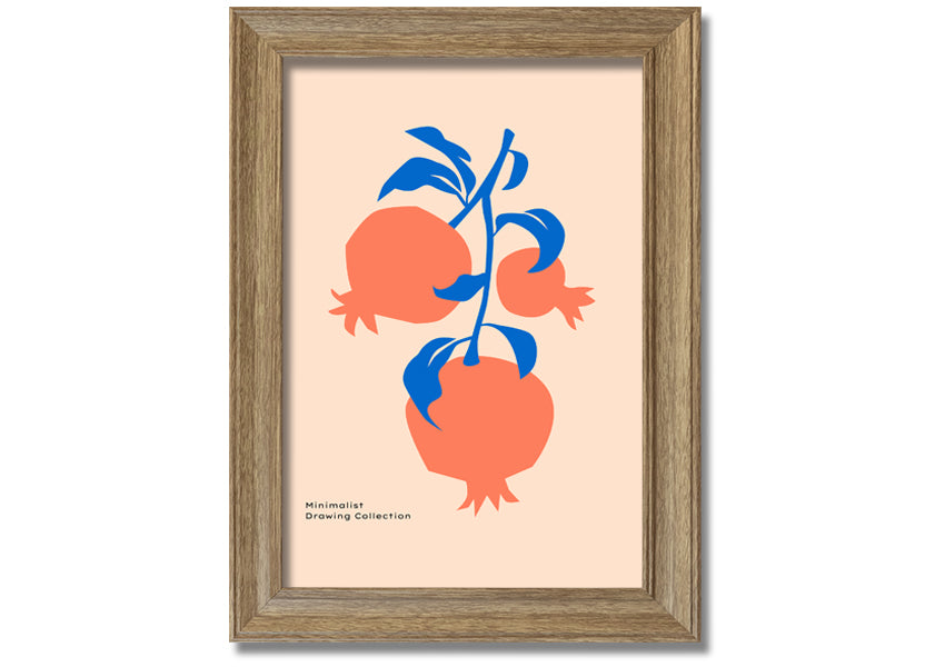 A vibrant framed print of lovely orange flowers, showcasing their bright colors and intricate details, ready to hang on the wall.